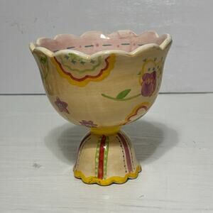 Cupcakes & Cartwheels Kimberly Hodges Pedestal Bowl Candy Dish